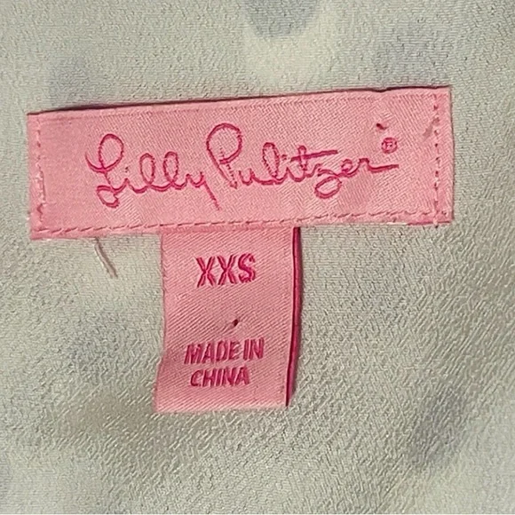 Lilly Pulitzer Ruffle Polka Dot Dress | One-Shoulder | XXS - Picture 3 of 9